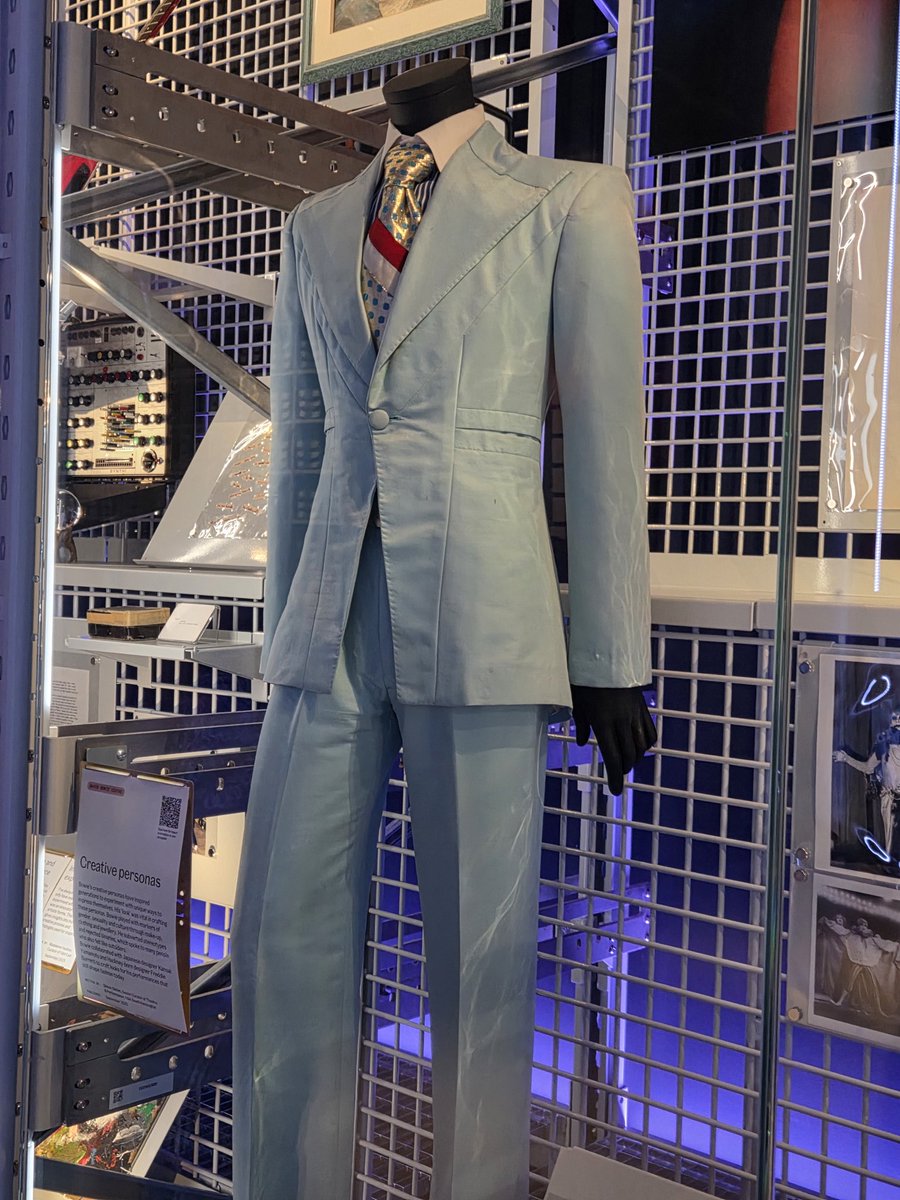 Some of the exhibits at the Bowie expo at V&amp;A East
