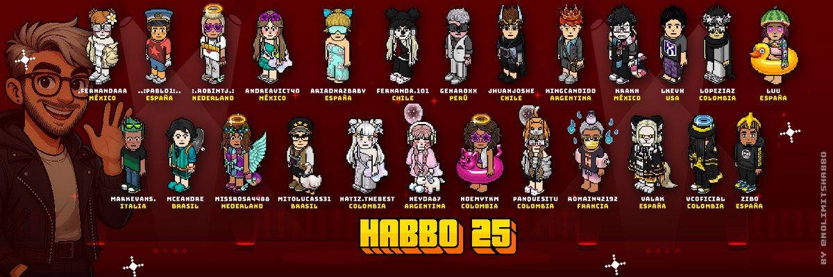 🎉 ¡NUEVO SORTEO DE PORTADAS! 🎉
Celebremos la amistad y el cariño en Habbo 💕

✨ 10 ganadores tendrán la oportunidad de estar en la nueva portada. 

👉 Tema: ¡Parejas o amigos en Habbo!

🔹 Cómo participar:
1️⃣ Dale Like ❤️
2️⃣ Haz RT 🔁
3️⃣ Escribe en un comentario los nombres de