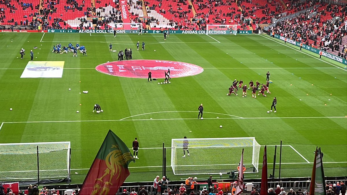 Anfield Derby day Kop  - wow what an atmosphere it was for a 12.30pm kick off …