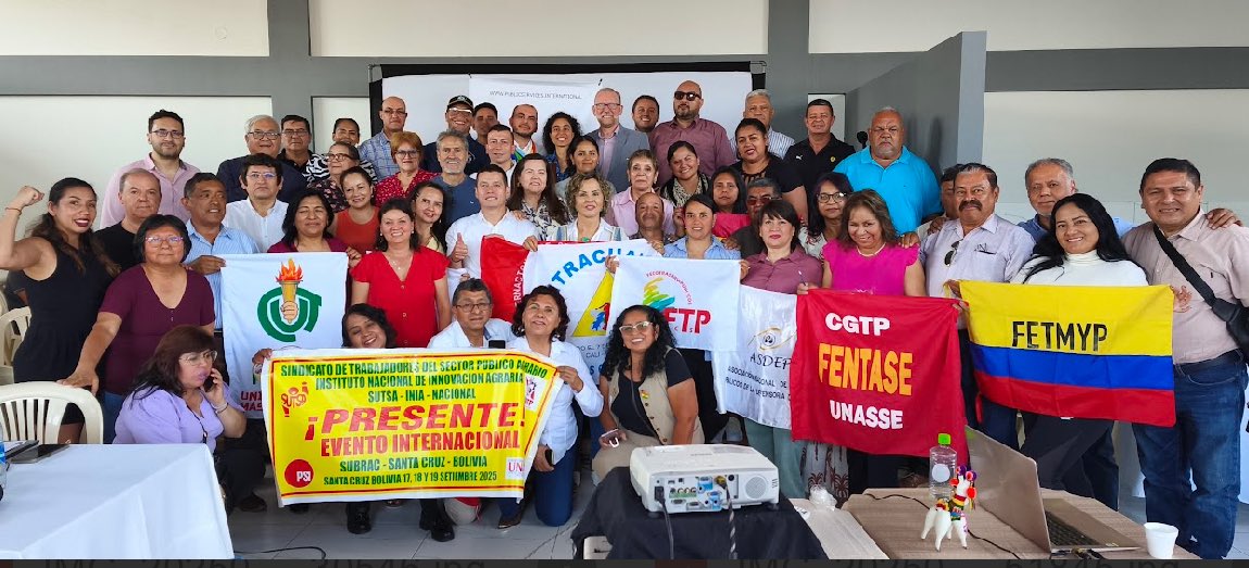 sunetcolofc's tweet image. #ConExito culminó el congreso de la #SUBRAC programado por la @ISPinteramerica en la ciudad de #SantaCruzBolivia, con la participación 50 sindicatos de Sudamérica entre ellos @sunetcolofc
Seguimos aportando nuestro granito de arena para fortalecer las políticas sindicales. 🇨🇴💪🏻