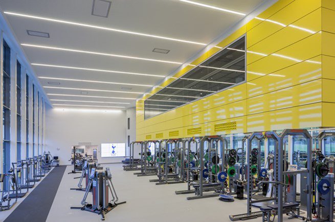 TheSullis's tweet photo. West Ham 
Leicester 
Bournemouth 
Man Utd 

Our training ground gym is league 1 standard. https://t.co/EtF6zkWP34