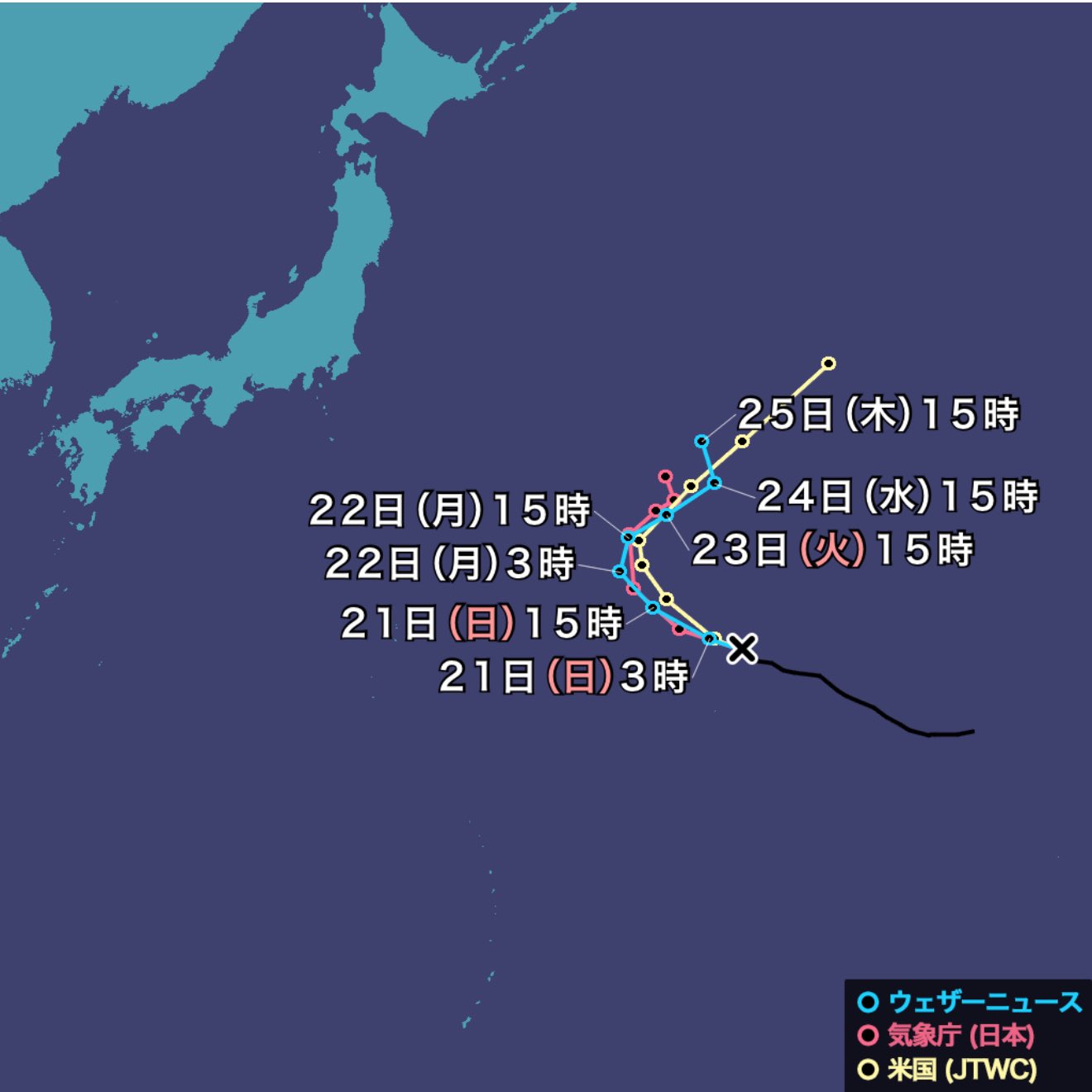 台風 - Search / X