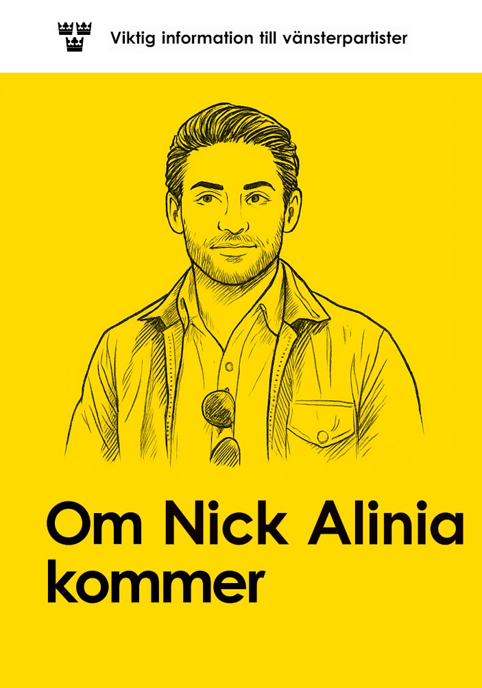 Jag har låtit ta fram en broschyr till ängsliga snöflingor i Vänsterpartiet, så de vet hur de ska agera om det värsta tänkbara inträffar.