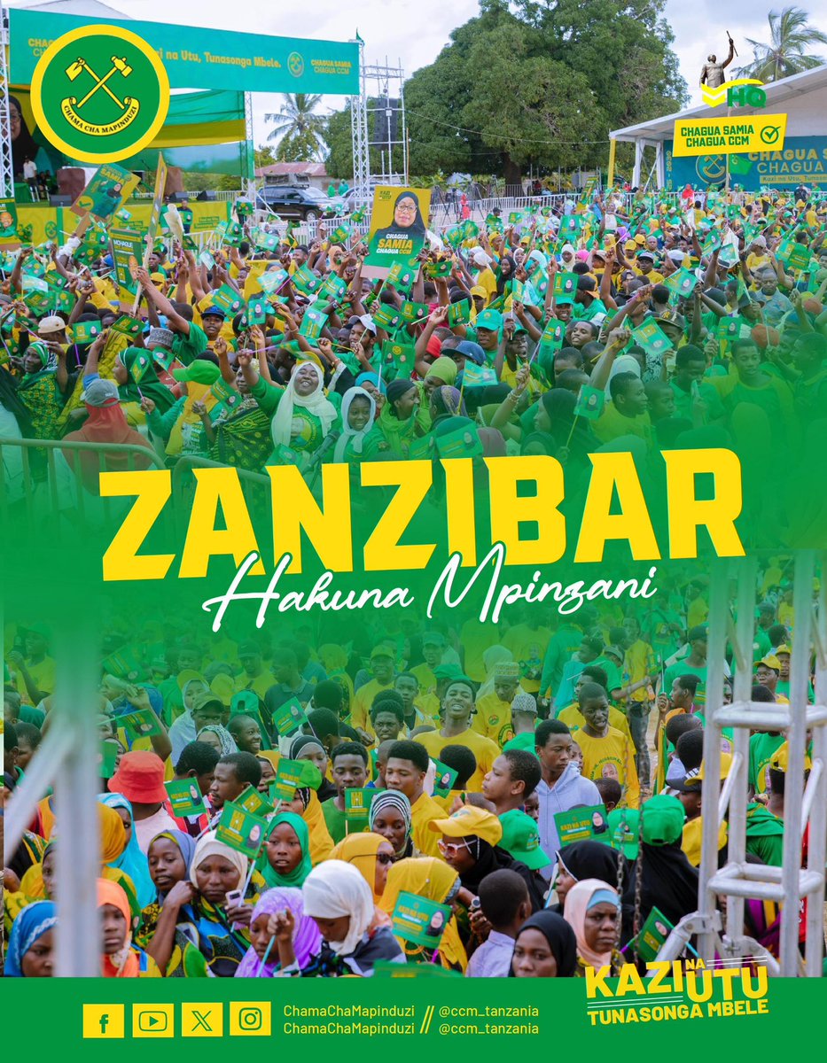 ccm_tanzania's tweet image. Kwetu Pemba, msimamo ni uleule, misheni ni ileile: Ku✅ kwa #Samia ifikapo #Oktoba29.