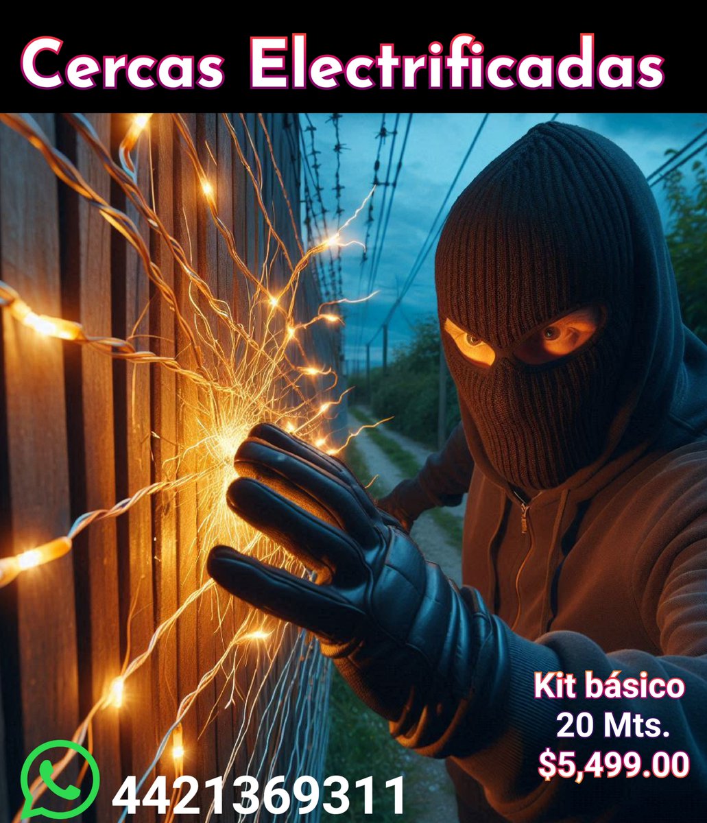 alerta24's tweet photo. Cercas Electrificadas Querétaro.
Venta, mantenimiento e instalación.
Información: WhatsApp https://t.co/fBTKYHWvPD

#seguridad #alarmas  #cercaselectrificadas #cercoelectrico #cercaelectrica #cercaelectrificada #mallaelectrificada #cercadoelectrico https://t.co/tiviadVGJd
