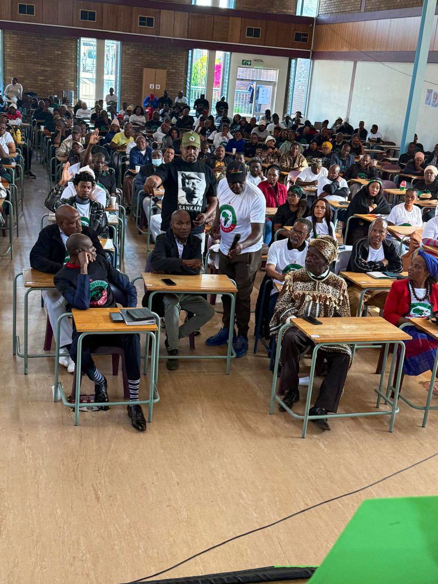 mayibuye_afrika's tweet image. A powerful turnout at the National Officials Provincial Induction of Mayibuye Restoration Manifesto at Capricorn TVET College, Limpopo! 
South Africans are ready to lead and serve their communities. 
TOTAL FREEDOM AND EMANCIPATION NOW! 
#Mayibuye #LeadershipInAction