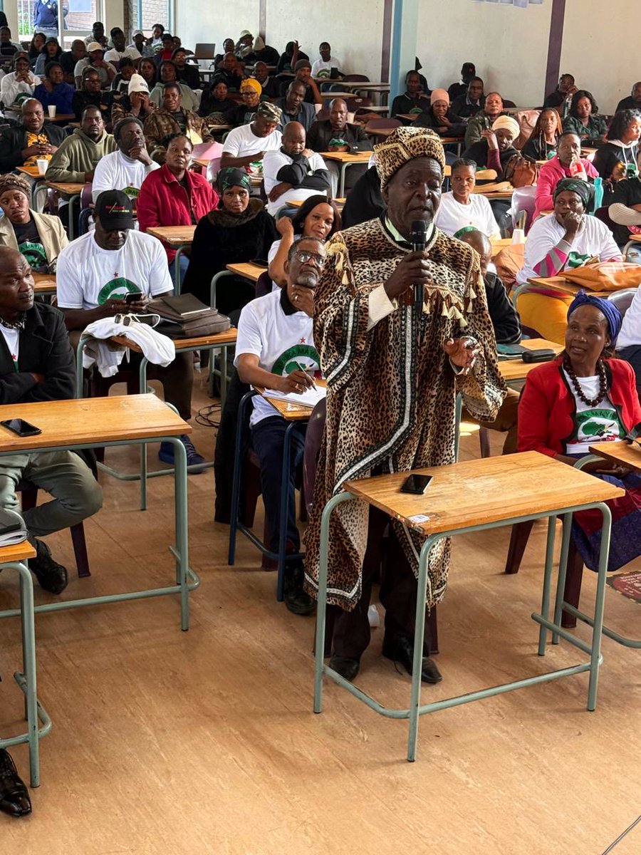 mayibuye_afrika's tweet image. A powerful turnout at the National Officials Provincial Induction of Mayibuye Restoration Manifesto at Capricorn TVET College, Limpopo! 
South Africans are ready to lead and serve their communities. 
TOTAL FREEDOM AND EMANCIPATION NOW! 
#Mayibuye #LeadershipInAction