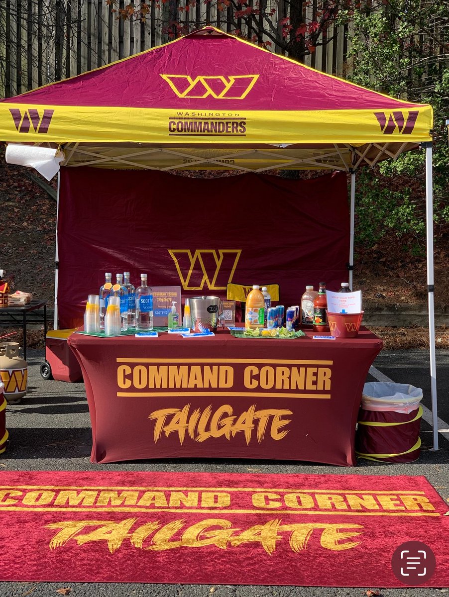 CommandCornerTG's tweet image. We’re back at it tomorrow 830 - 1130! Hope to see everyone! #RaiseHail #CommandCornerTailgate