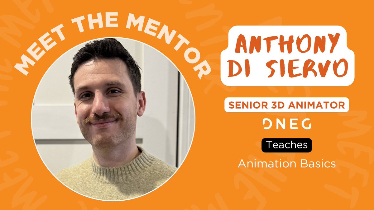 AnimationMentor's tweet image. Anthony Di Siervo is a Senior Animator at DNEG, with credits on Teenage Mutant Ninja Turtles: Mutant Mayhem, SpongeBob: Sponge on the Run, Miraculous Ladybug, and How to Train Your Dragon (2025 film).

Learn more: am3d.co/44rNkrP

#animationmentor #AMmentor #animator