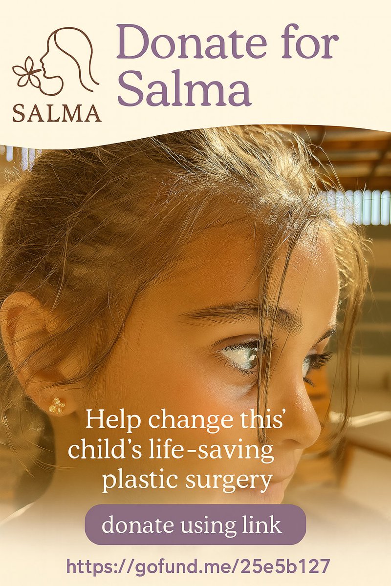 HussainLoa90276's tweet photo. 💔 Salma is fighting for her life after severe burns.
1$ can give her hope 🌹
If you can’t donate, please drop a “.” to keep her story alive 🙏

🔗 https://t.co/idf9zzLec3

#HelpSalma #SaveSalma #DonateNow #HopeForSalma https://t.co/8fFLZXmQ8V