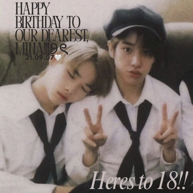 foundingfath3r_'s tweet photo. happy birthday to THE founder of founding fathers @ikeustasy!!!! weβre forever grateful for u, and hope ur 18th year is filled with happiness, blessings, and all the love u deserveπ€ selamat ulang tahun!!π₯Ή
#MinaDay π
#EIGHTTEENTH_BDAY_BASH
#WE_LOVE_MINAPIE https://t.co/IN3JuP4lFc