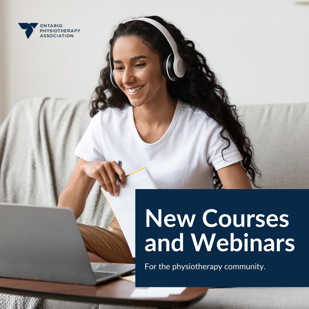 Your patients benefit when you keep learning. Review upcoming fall courses for the physiotherapy community, which provide opportunities to expand your skills, deepen your expertise, and stay current in a rapidly evolving profession: opa.on.ca/professional-d…