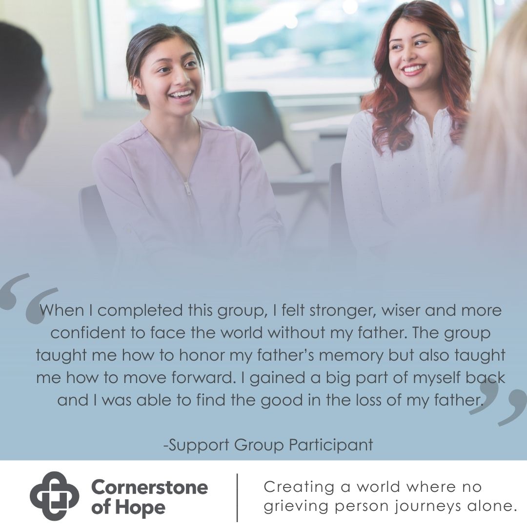 Healing doesn’t mean forgetting, it means finding the strength to carry your loved one’s memory while moving forward with hope. Our groups help make that possible.