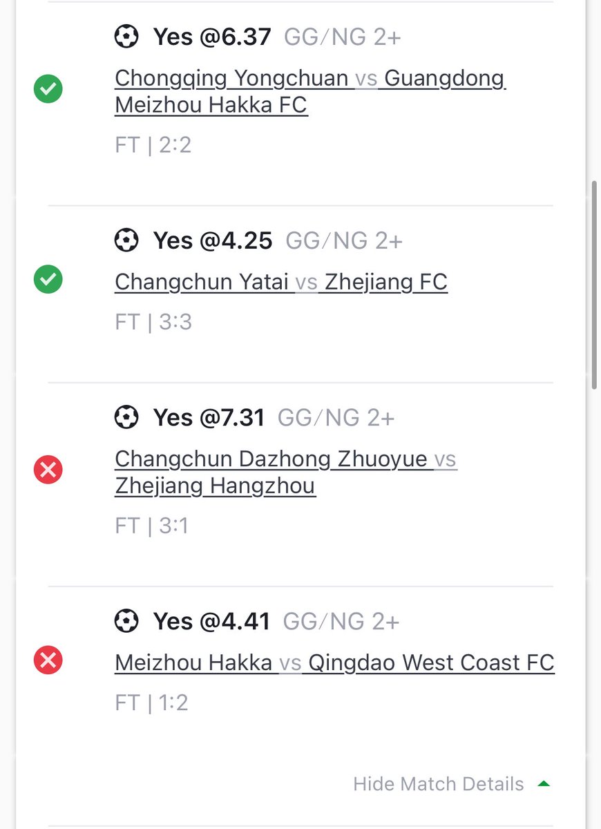 Get in jor 💰 

4/6 ✅✅✅✅

178 odds 💥  🏆