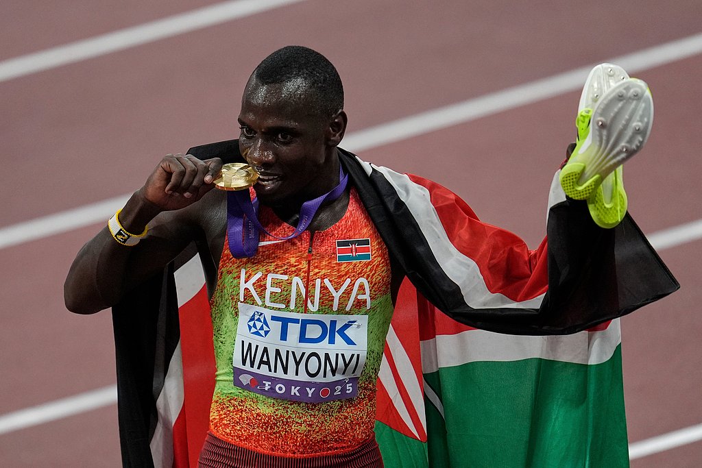 Beatrice Chebet wins gold in the 5,000m while Kipyegon wins silver

Emmanuel Wanyonyi wins gold in the 800m final by setting a new championship record - 1:41.86

Kenya now has 10 medals - 6 golds, 2 silver &amp; 2 bronze

#Tokyo2025 
#WorldAthleticsChamps