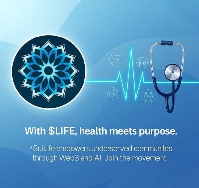 CryptoSpark_001's tweet photo. Health isnβt a trend, itβs a lifeline. π±
Thatβs why @SuiLifeToken is building $LIFE β blending AI, community, and purpose to bring real change to Web3.
Itβs more than crypto, itβs a step toward balance. π
#SuiLife #LifeToken https://t.co/hlZac3Q2WD