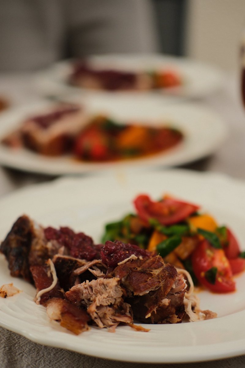 alex_barashkov's tweet image. I think I have a Plan B in case AI takes over my job. I cooked pork ribs for 15 hours in a sous vide, then smoked them for an hour and served them with a fully handmade sweet fig sauce.