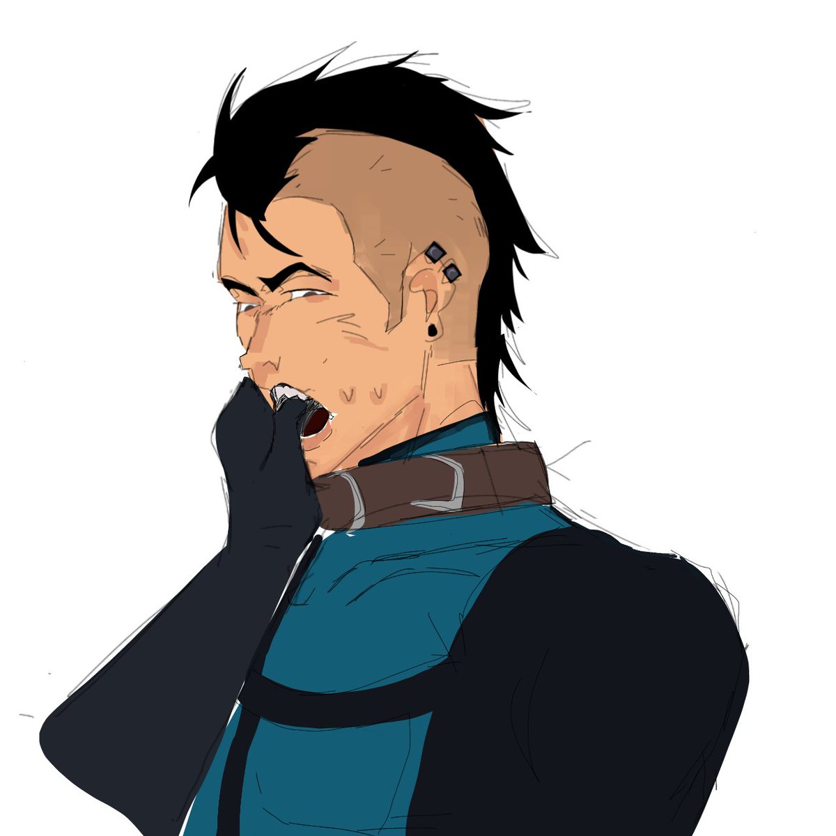 Nozko621600's tweet image. Dog #markcest #mohawk #sinistermark