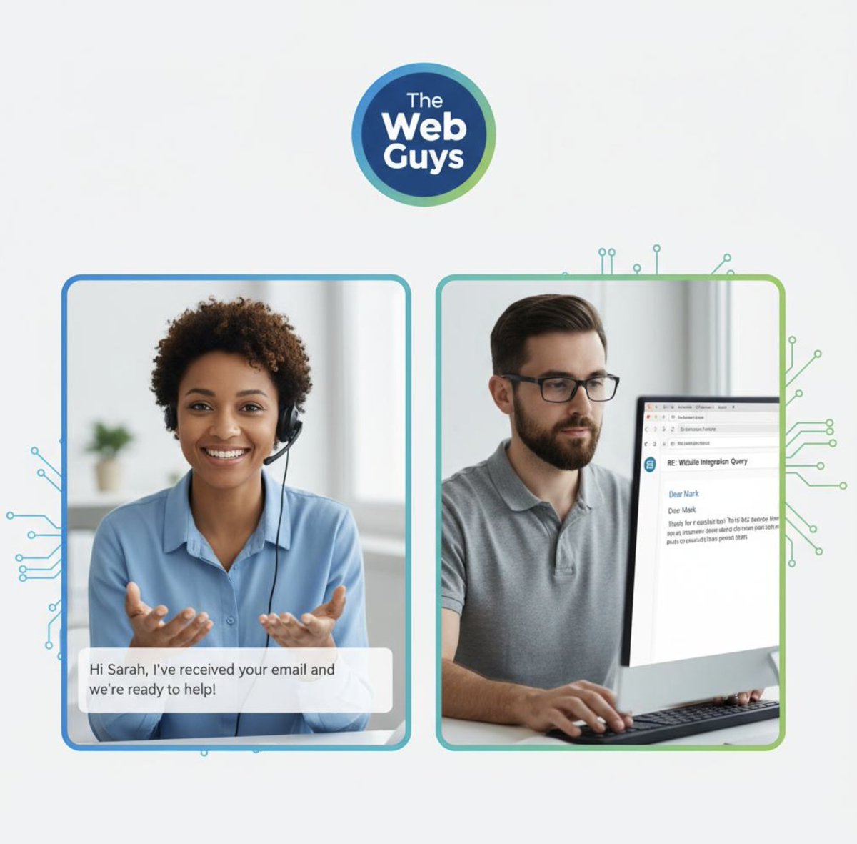 TheWebGuysClub's tweet image. Tired of slow support? At The Web Guys, you get direct access to directors and real experts—no call centres, just fast, personal help. #CustomerService #WebSupport