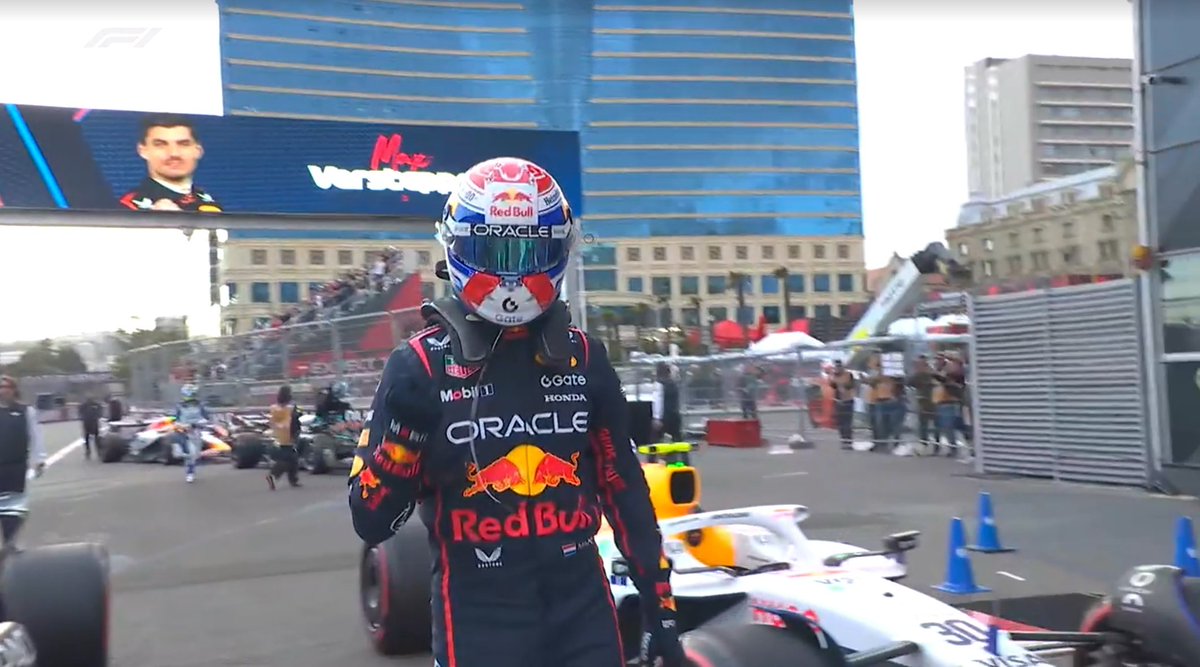 Once again, the world gave Norris every chance to close the gap in the championship, and he did that... Disastrous last lap!

Verstappen was incredible. His lap was worthy of his status as one of the sport's greatest.

Sainz P2 and Lawson P3 was awesome too.

#AzerbaijanGP | #F1