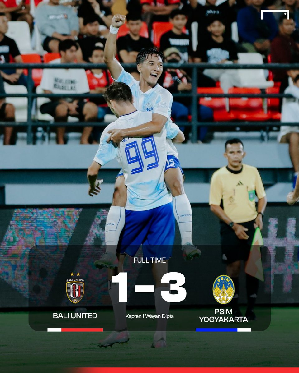 GOAL_ID's tweet photo. PSIM Si Spesialis Tandang 👀

Laskar Mataram menyapu bersih tiga laga tandang perdana musim ini menghadapi lawan-lawan kelas kakap 😱

Persebaya ✅️
Malut United ✅️
Bali United ✅️

#MatchdayGoal #SuperLeague #BLIJOG https://t.co/0JFbxNq4B0