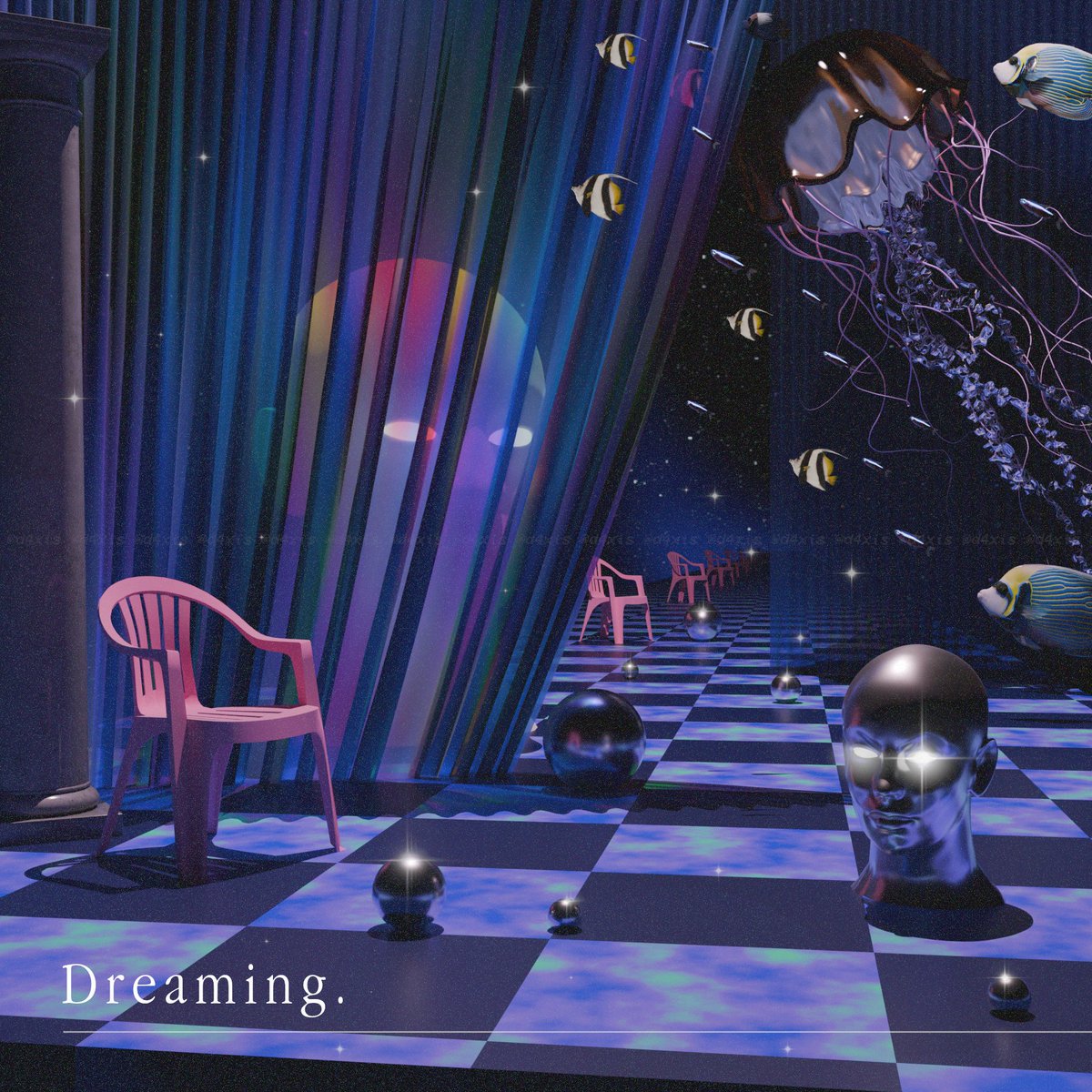 dreaming... #art #aesthetic #blender #blendering #gimp #vaporwave #surrealism #frutigoaero #graphics #design