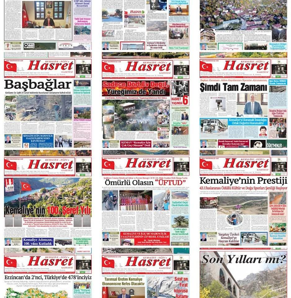 HasretKemaliye's tweet photo. HASRET GAZETESİ DOKUZ YASİNDA https://t.co/R9wEi9lW3s