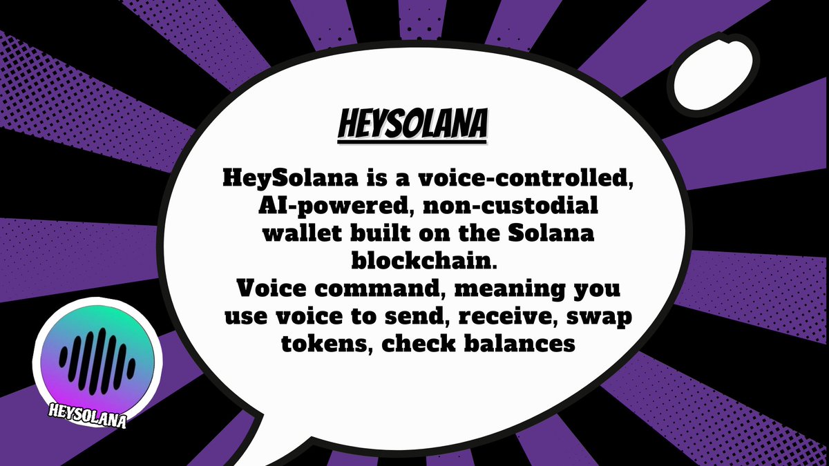 <a href="/usestridepass/">StridePass</a> <a href="/useHeysolana/">HeySolana</a> HeySolana is an AI-powered crypto wallet built on Solana that lets you manage crypto with voice commands.

Just like talking to Siri or Alexa, but for your wallet.

What power's does <a href="/useHeysolana/">HeySolana</a> possess?...