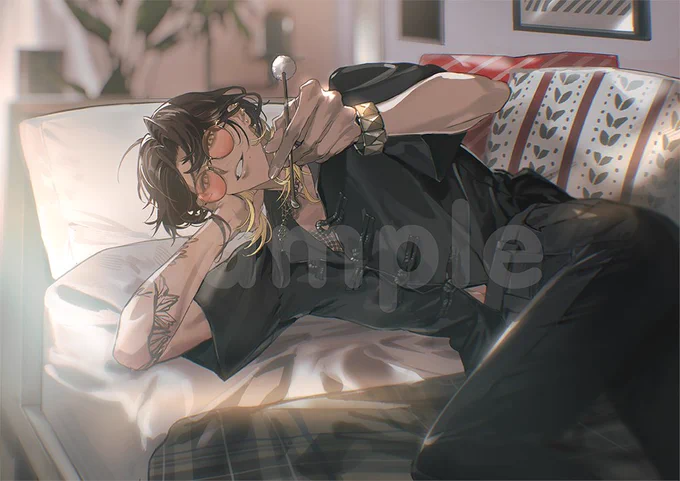 健全ASMRシリーズ がるまにカレシvol.1 化野くんのジャケットイラストを担当させて頂きました よろしくお願いします〜 ※関連作品などで全年齢向けでは無いコンテンツも御座いますのでご注意下さい