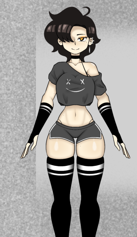 TYPhN___'s tweet photo. @DrawsFie I hope this gal is interesting enough for you🥴🚬 https://t.co/4xy0YQkD9D