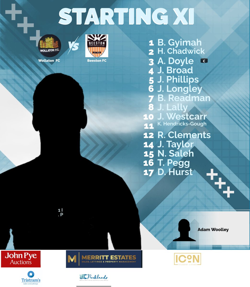 <a href="/OfficialWolloFC/">@OfficialWollatonFC</a> line up for today's home game against <a href="/BeestonFC1st/">Beeston FC 1st</a>