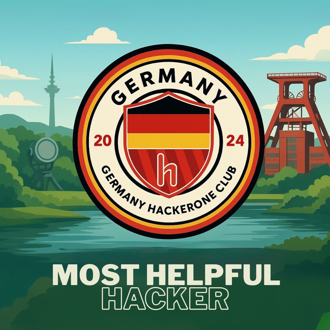 Secured my First Hacker Award at the 3rd H1 Club Event Germany, as Most Helpful Hacker🫡It's been a pleasure as always, huge thanks to <a href="/_lauritz_/">Lauritz</a>  and <a href="/Hacker0x01/">HackerOne</a> for the Event!! Leaderboard results coming soon