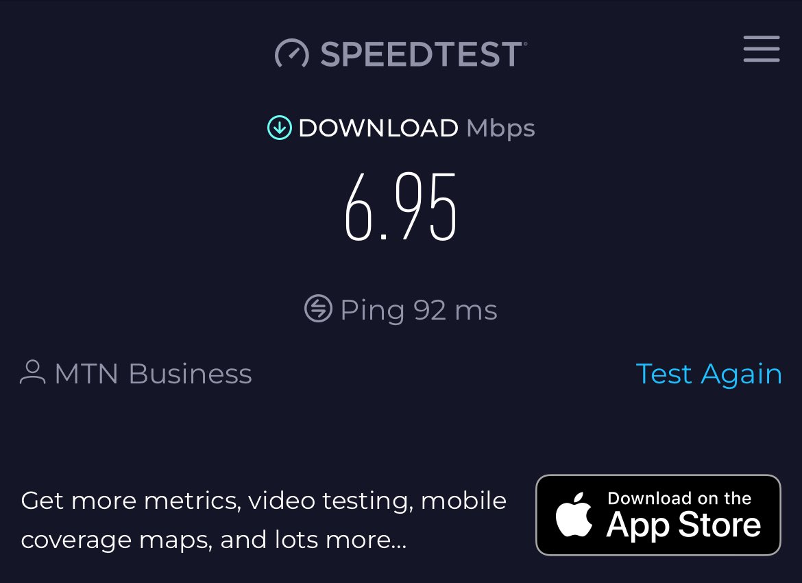 SimphiweMotman's tweet image. ⁦@Afrihost⁩ you are scamming us. Why is it that I never get 50Mbps that I subscribe for?