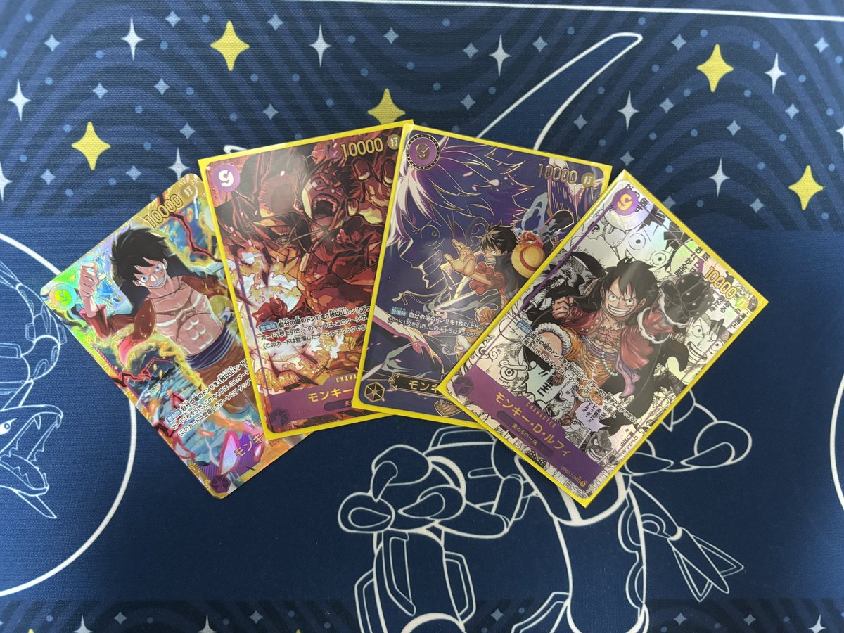 誕プレでspもらってルフィそろった！