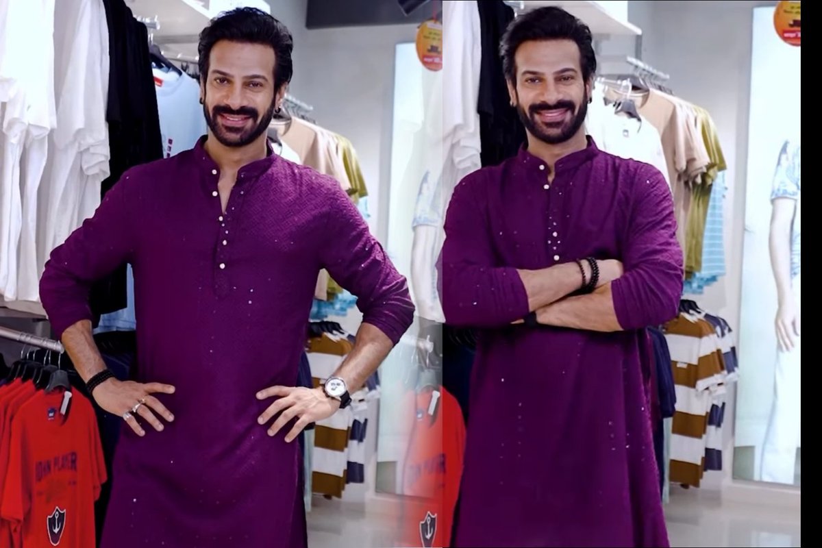 When style meets grace, you witness true masculine elegance. 💜

<a href="/KaranVeerMehra/">Karan Veer Mehra</a> 
#KaranVeerMehra
#KVMNation #KVMFanmily