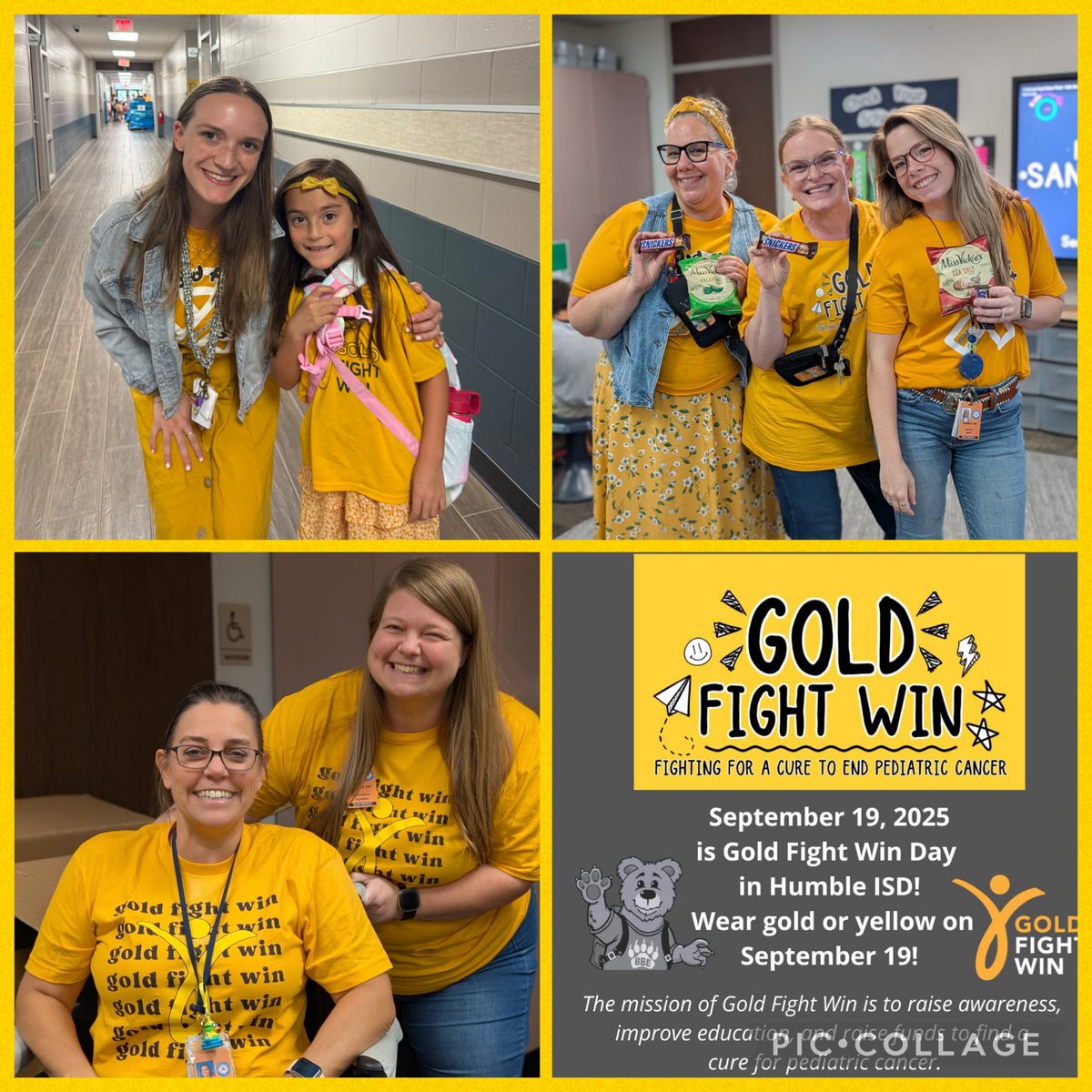 HumbleISD_BBE's tweet photo. Gold, fight, win! 🐻s rocking the gold on Friday! https://t.co/ZKxwmi6QmL