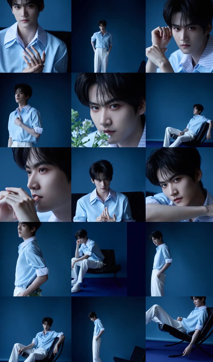 BZhoukeyu's tweet photo. 周柯宇xHead &amp; Shoulders ₍ᐢ ɞ̴̶̷ ̫ ɞ̴̶̷ ᐢ₎੭🩵15รูปฟ้าน้ำเงินคือชัดตาเเตกมากพ่อหนุ่ม https://t.co/JliBHAnVWn