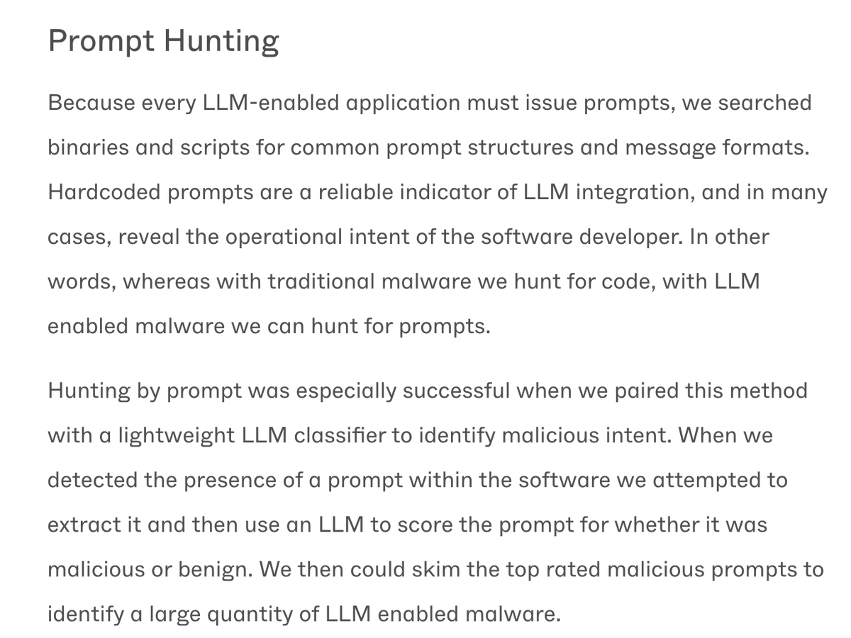 fr0gger_'s tweet photo. Great to see that *Prompt Hunting* is gaining traction in the industry!

I started talking about this almost a year ago: prompts are the new IOCs. Hunting them will gie you more intel. 👀

That is exactly what NOVA, my open source prompt pattern matcher is built for! 🤓 https://t.co/R1WS7d5MgZ
