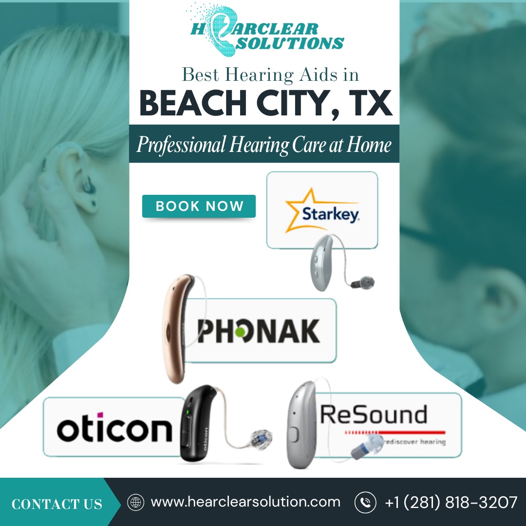 ✨ Better Hearing in Beach City, TX! ✨
Hearclear Solutions brings hearing care to your home. 
✅ Trusted brands: Starkey, Oticon, Phonak, ReSound
✅ Clearer hearing, compassionate care
📞+1 (281) 818-3207
🌐shorturl.at/SU52F
#BetterHearing #BeachCityTX #HearclearSolutions