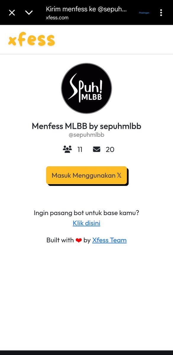 Menfess MLBB by sepuhmlbb tweet media