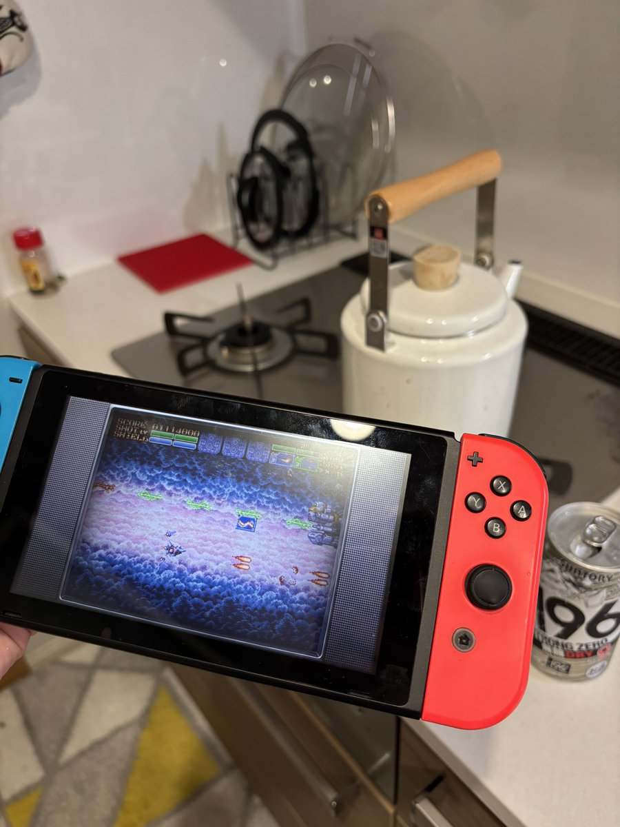 Switch版も買いました❗️キッチンで酒呑みながらイージーモード、楽し過ぎるw #アーシオン