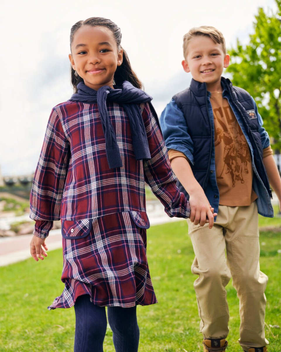 Heritage layers that let kids play, run, and shine all season long. 🏇

#USPoloAssn #BorntoPlay