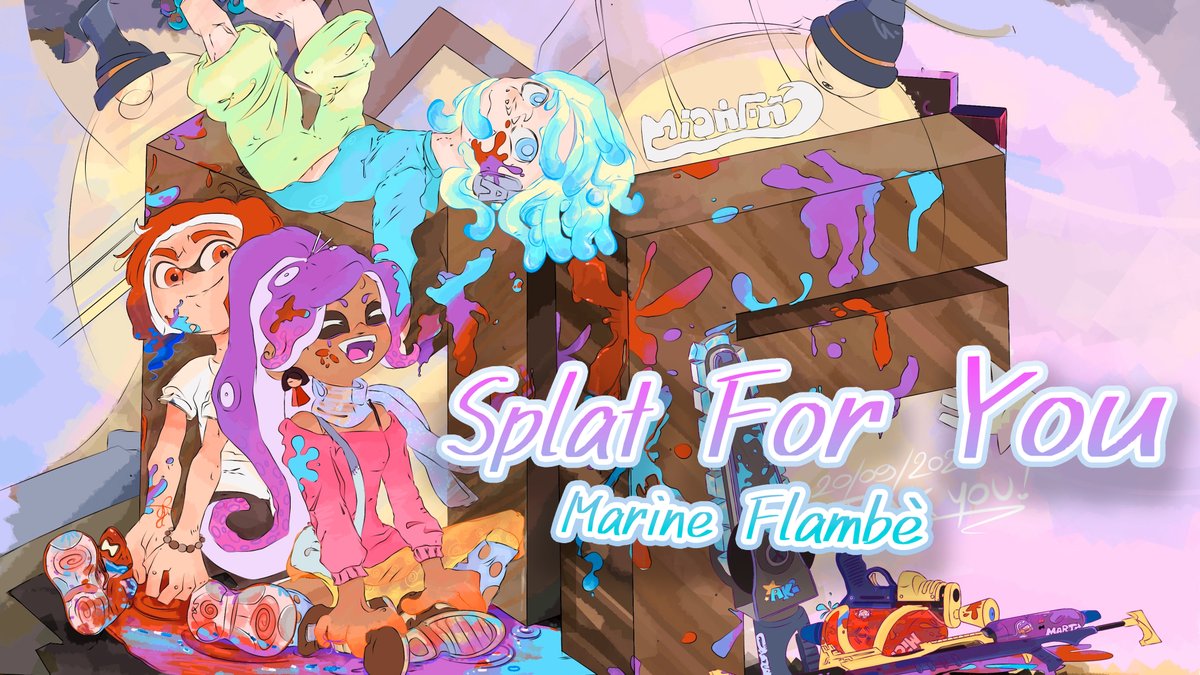 SplatoonMF's tweet photo. Ecco l'ultimo singolo dei Marine Flambè: Splat For You! Questa canzone è stata scritta da tutti e tre nel corso degli anni. Ci sono voluti ben 3 anni per raggiungere un risultato soddisfacente. Sentite qui!
https://t.co/2JwPT44AET https://t.co/lsD1BVs4ny