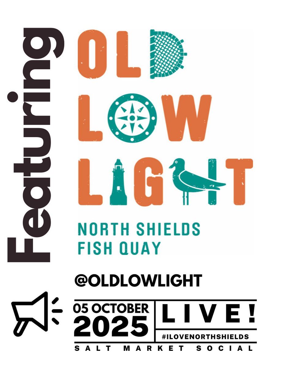 ✨ Stallholder Spotlight – I Love North Shields LIVE ✨
We’re proud to welcome The Old Low Light Heritage Centre, housed in the oldest surviving building on North Shields Fish Quay. 
📅 Sunday 5 October
📍 Salt Market Social
🎟️ Free entry – link in bio
#ILoveNorthShields