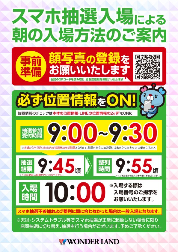 📅9月21日(日)
✅ワンダーランド南ヶ丘
🎊オフミーグラレポ取材
➡️取材対象：20スロ全台

今月2回目のグラレポ取材や🔥
回数にして24回目の開催やで🎊

対象は20スロ全台っちゅうわけやけど、傾向みたいなところは過去レポートから見えてくるで📝