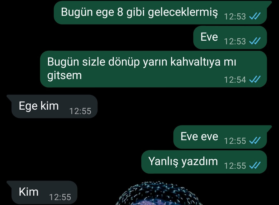 Annem bana çok güvenir
