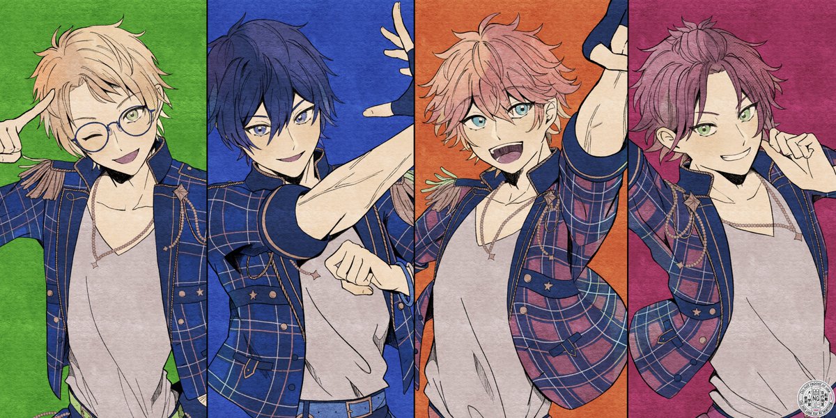 #あんスタのアイドル全員描くチャレンジ 
Trickstarさん　残り13ユニット