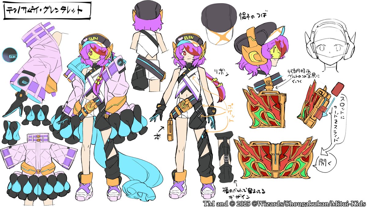 「作画の際に作成したキャラクター資料も載せておきます。恐らく色んなところに資料とし」|村上ヒサシのイラスト