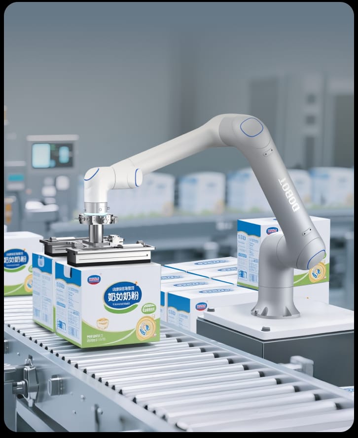 iALTEM's tweet image. Smart Automation in Action!
Seamless efficiency meets precision with DOBOT collaborative robots 📷 – designed to handle packaging, palletizing, and material handling with ease.
📷 contact us today to know more :-+91 9900959303 | enquiry@altem.com | altem.com/contact/