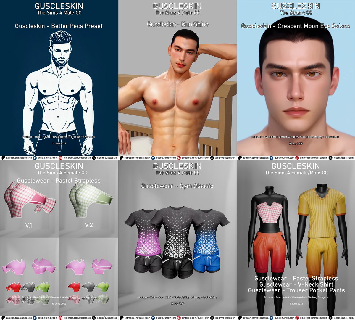 guscleskin's tweet photo. Free CC on September #TheSims4 #Ts4Men #Ts4 #Ts4cc https://t.co/4rRfyTGbEX